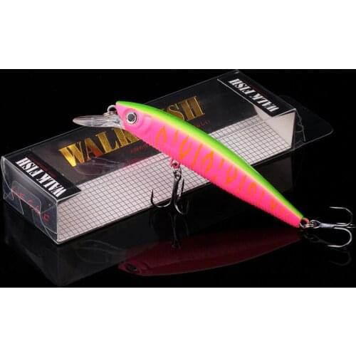 WALK FISH New Hot Model 100mm 10g professional quality fishing lures hard bait wobblers minnow for pike and bass