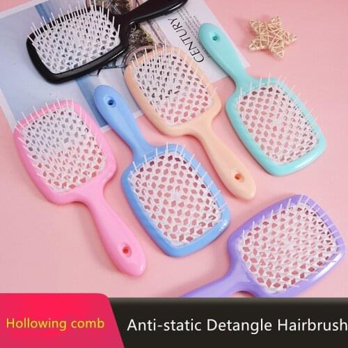 Tangled Hair Brush Salon Hair Styling Tools Large Plate Combs Massage Hair Comb Hair Brushes Girls Ponytail Comb