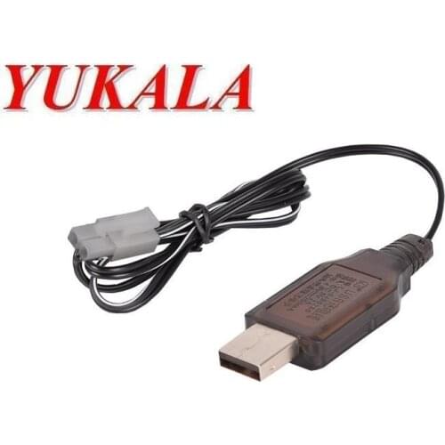YUKALA 4.8V USB charger for 4.8V Ni-CD/4.8V Ni-MH battery with L6.2-2P /KET 2P plug 4pcs/lot