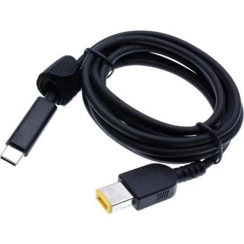USB 3.1 Type C Charging Cable Cord Angled PD Emulator Trigger Dc Plug Laptop Power Adapter for Lenovo Thinkpad X1 Carbon Yoga 13