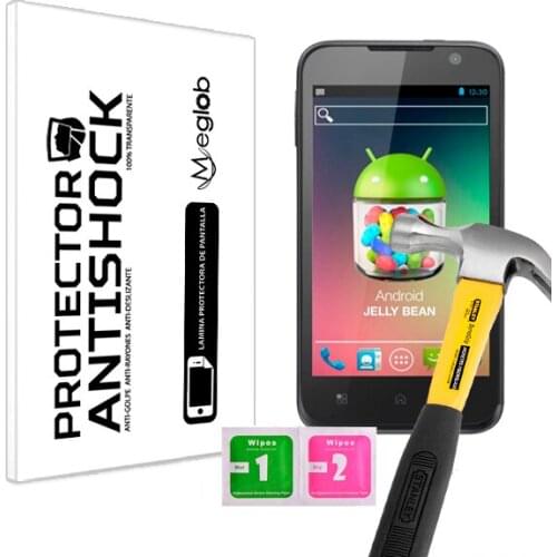 Protector de Pantalla Anti-Shock Anti-Golpe Anti-arañazos Compatible con Brondi Glory 2