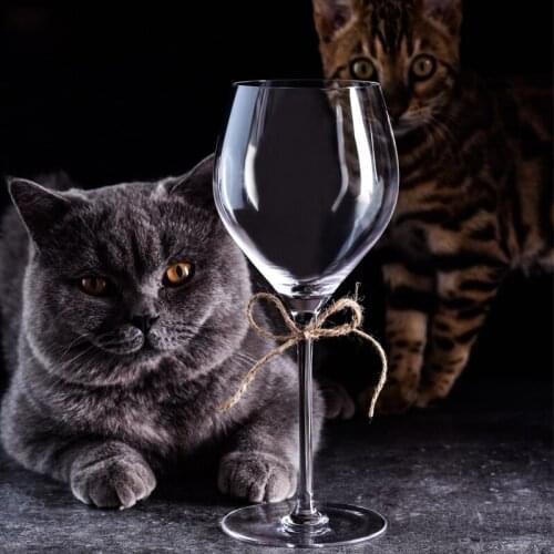 1Pcs 528Ml Lead-Free Crystal Glass Red Wine Glass Large Capacity Goblet Artificially Blown Bordeaux Wine Cups Party Drinkware