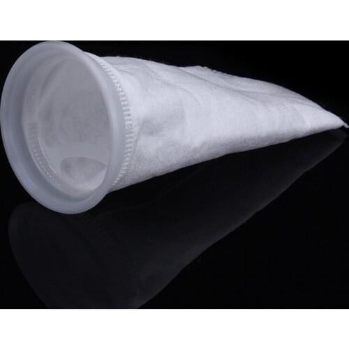 150-200um Aquarium Fish Tank Marine Sump White Filter Sock Tool Bag Washable Filter