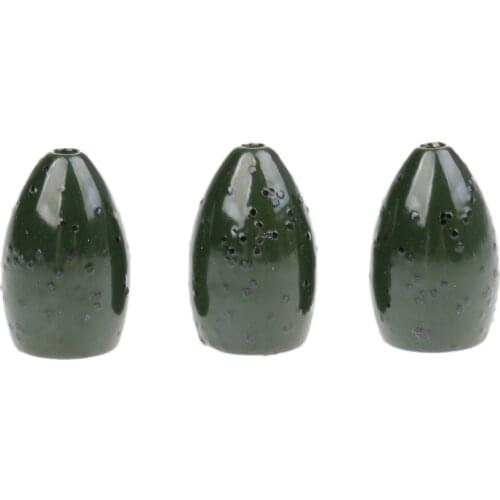 2-6Pcs/set Fishing Tungsten Weights Copper Alloy Weight Bullet Shape Sinkers Flipping/Worm Weights 5.3g-28g