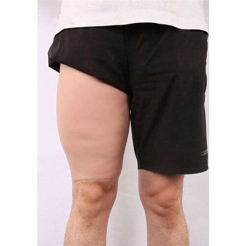 2600g/Pair Full Realistic Silicone Sturdy Thighs Enhancer Shapewear 3cm Thickness Legs Sheath For Men Styles Stronger Mens Gift