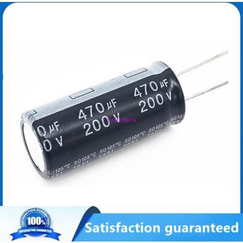 6~10pcs/lot 200v 470UF 200v 470UF aluminum electrolytic capacitor size 18*40 20