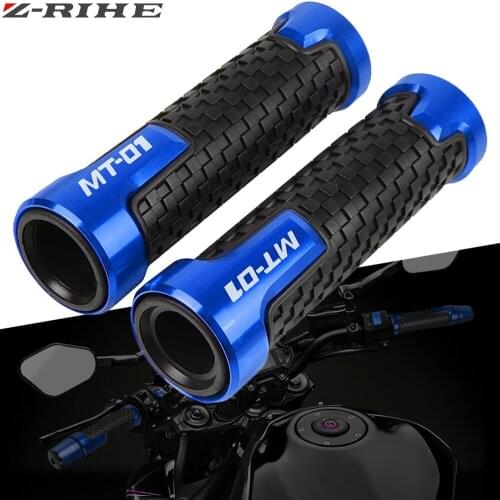 For Yamaha MT-01 2004-2009 2005 2006 2007 2008 Motorcycle 7/8"22mm Aluminum Anti-Slip Handle Bar Handlebar Hand Grips MT01 MT 01
