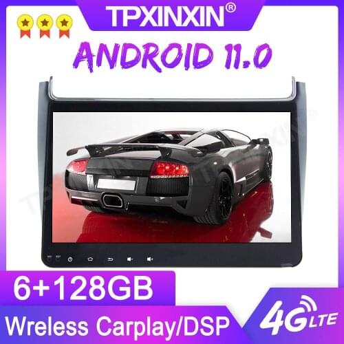 Android 11.0 6+128G For POLO 2016 BIG SCREEN GPS Car Multimedia Player Headunit Audio Radio Navigtion Tape Recorder
