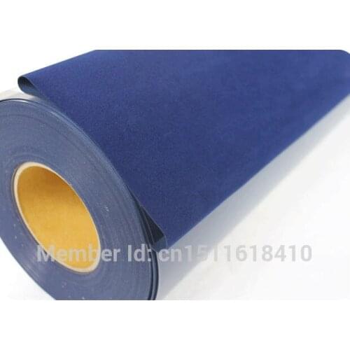 CDF-05 Navy blue Korea flock heat transfer vinyl for t shirt guangzhou supplier