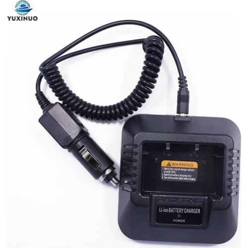 CH-5 Desktop Battery Car Charger For Baofeng UV-5R UV-5RE UV-5RA UV-F8 Series TYT TH-F8 CB Radio Walkie Talkie Accessories