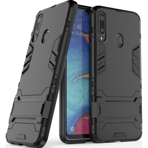 S for Samsung Galaxy A20s Case Shockproof Armor Rubber Silicone Hard Pc Phone Case On For Samsung A20s (2019) Full Protective