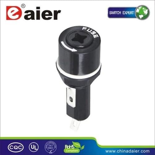 Daier R3-22A Screw Fuse Holder For Fuse 6*30mm