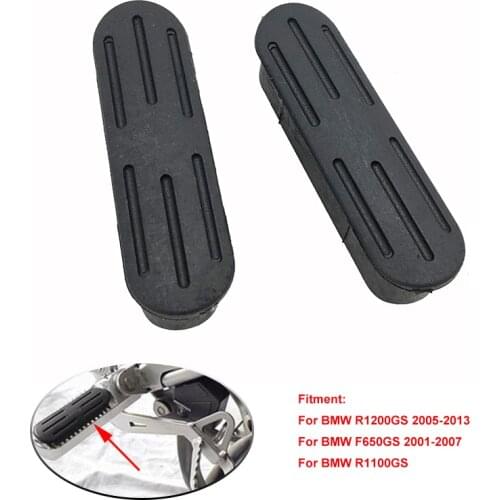 For BMW R1200GS LC 2005-2013/ F650GS 2001-2007/ R1100GS R 1200GS Motorcycle Front Footrest Foot Peg Footpegs Plate Rubber Cover