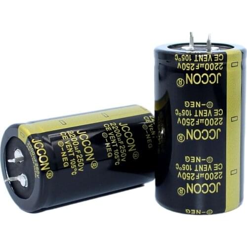 JCCON Thick-foot Electrolytic Capacitor 250v2200uf Volume 35x60 Inverter Power