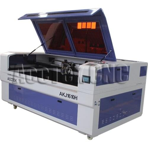 AKJ1610 3d co2 laser engraving machine with Rotary for crystal/glass cylinder laser engraving machine