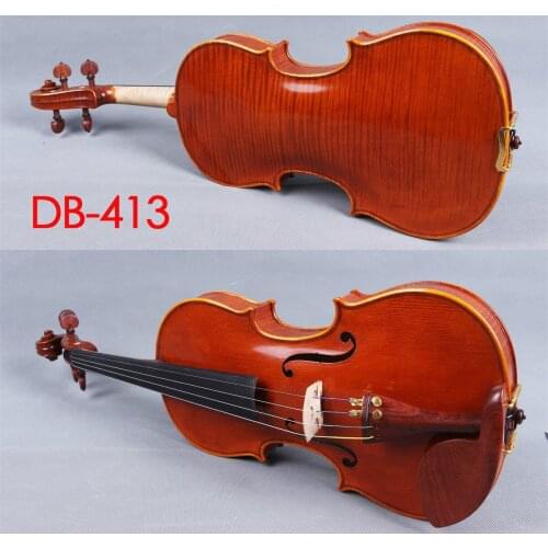 Master Violin 4/4 Full Size Fiddle hand made Ebony Fittings Stradivari #DB -413