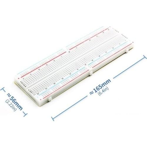 MB-102 New Breadboard 830 Point Solderless PCB Bread Board MB102 Test Develop DIY