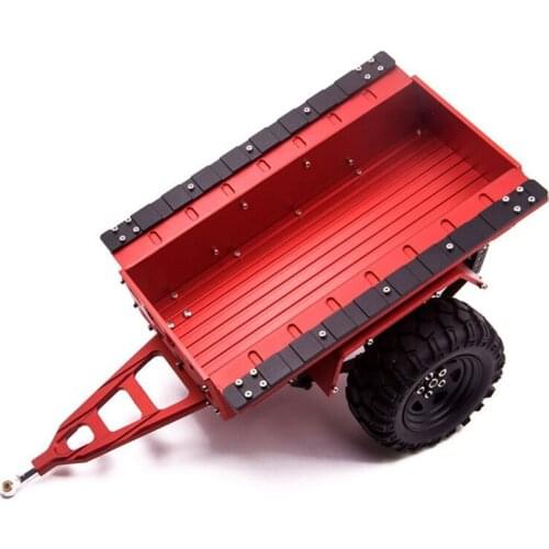 Metal Leaf Spring Trailer Car Cargo Carrier for 1/10 RC Crawler Car Axial SCX10 90046 Traxxas TRX4 TRX6 Tamiya Redcat