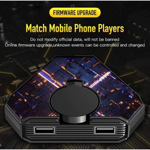 Gaming Keyboard Mouse Set 3 in 1 Multifunctional Durable Mobile Gamepad Controller Keyboard Mouse Converter Kit gaming