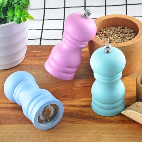 New Pepper Grinder Salt Wooden Pepper Mill Eco-friendly Kitchen Tools Kitchen Mill Grinding for Restaurants House