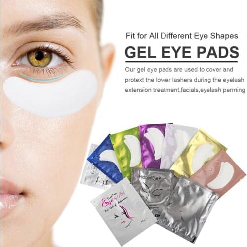 100pairs Eyelash Extensions Paper Patches Eyelashes Under Eye Pads Supplies Patches for Lash Extension Makeup Tools Sticker