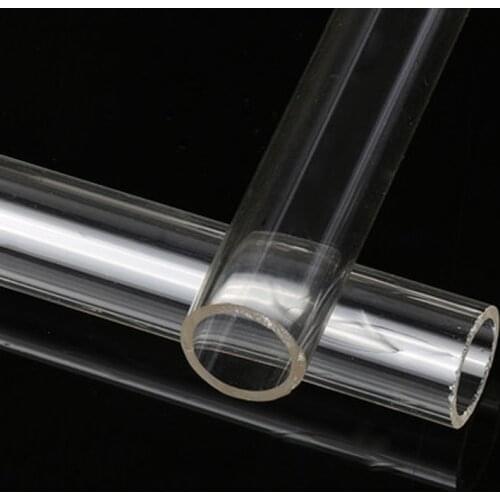 1Pcs 20mm-26mm ID High Transparent organic glass tube Acrylic pipe length Cut Hollow duct vessel 100mm L 26mm-30mm OD