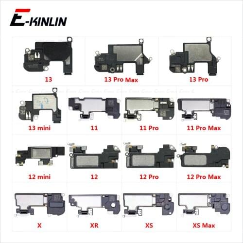 Top Front Earpiece For iPhone X XR XS 11 12 mini Pro Max EarPhone Ear Speaker Replacement Receiver Parts