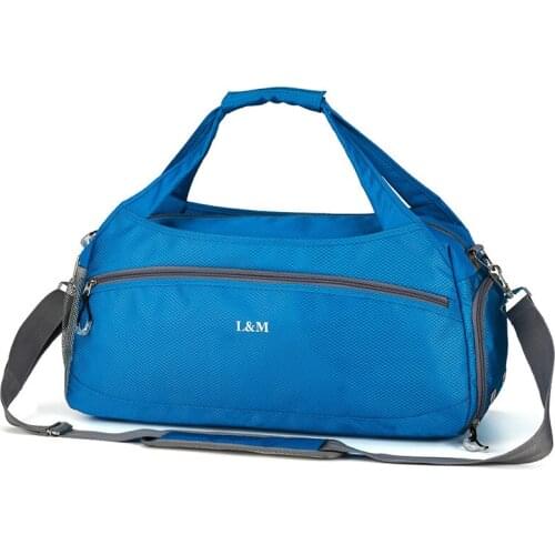 Waterproof Travel Bag Fitness Sports Shoulder Strap Duffel Bag Swimming Multiple Pockets Luggage Bags Suitcase Clothing Weekend