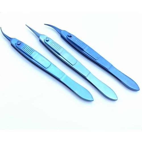 Titanium Stern Castroviejo Fixation Forceps Straight/Left/ Right ophthalmic surgical instruments