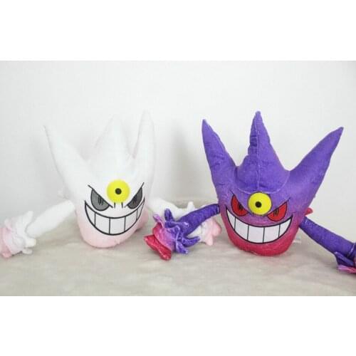 20CM Pokemon Anime Periphery Original Elves Plush Dolls Gengar MEGA Form Cartoons Stuffed Toy Soft Pillow Kids Christmas Gifts