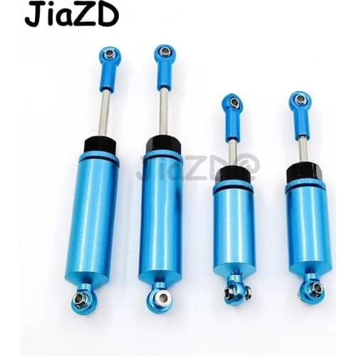 Aluminium Alloy 4pcs Wltoys metal Upgrade parts front and rear shock absorber for 12428 12423 12428-0016 12428-0017 RC Car D53