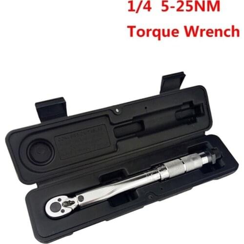 1/4 Square Drive Torque Wrench Drive Two Way To Accurately Mechanism Wrench Hand Tool spanner torque meter Preset ratche