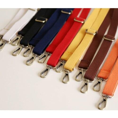 Long Shoulder Bag Strap 130cm Canvas Fashion Thin Replacement Strap for Bags Solid Woman Messenger Accessories Bag Straps Handle
