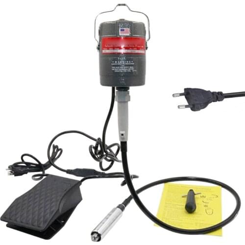 L5YD Electric Flex Shaft Grinder Foot Pedal Speed Control Flexible Carving Tools Kit