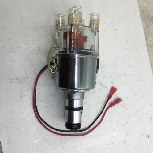 SherryBerg electronic distributor 009 / 094 Centrifugal Advance Distributor Chrome For VW 1200 - 2332cc Engines white clean cap