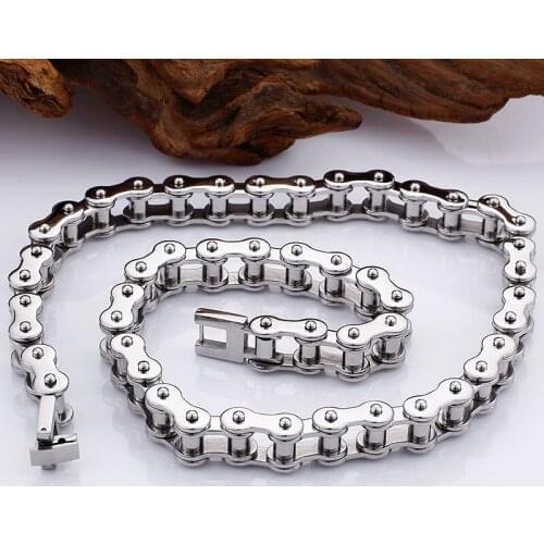 Europe and the United States trend skull necklace punk wind skull head beads bracelet jewelry
