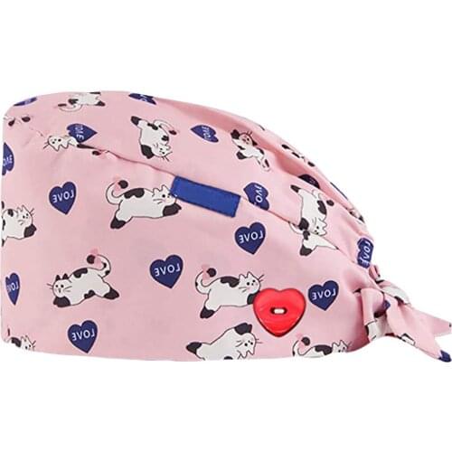 Fashion Cartoons Printed Hats Button Work Hat Casual Unisex Cap Femme Knotted behind Winter Flat top Caps gorros mujer invierno