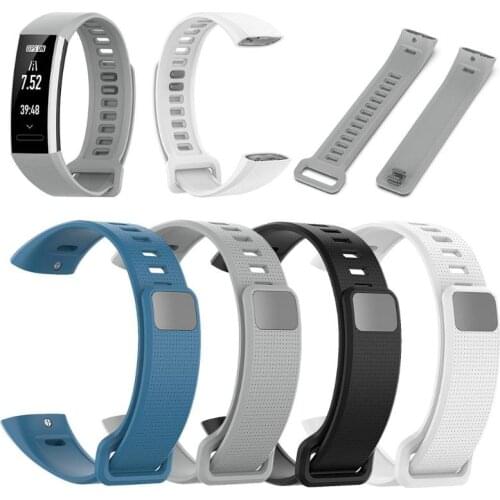 Soft Silicone Adjustable Bracelet Strap Watch Band Wristband Replacement for Huawei Band 2/Band 2 Pro/ERS-B19/ERS-B29 strap