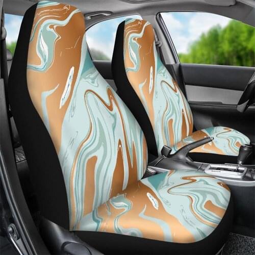 New Universal Car Front Seat Cover American Tribal Native 3D Printing Fashion Patterns Autos full Cushion Fit For Cars