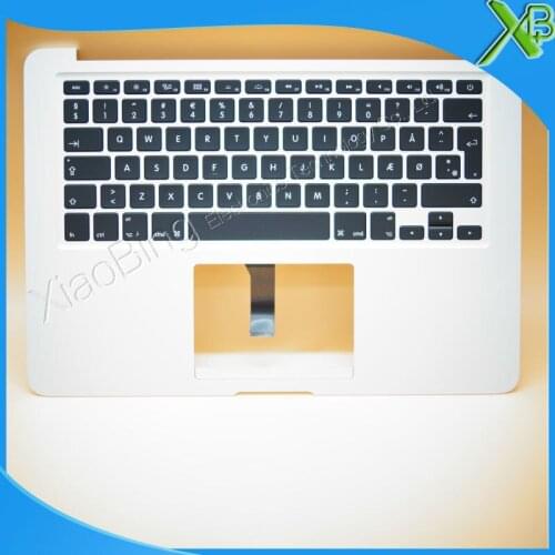 New TopCase with DK Danmark Danish Keyboard for MacBook Air 13.3" A1466 2013-2015 years