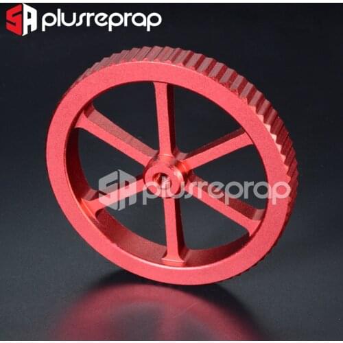 Super Big Aluminum Heat Bed Adjusting Nut M4 for DIY 3D Printers Platform Leveling 60mm Hotbed Turning Nut