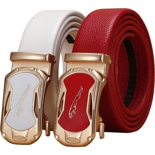 New Famous Brand Belt Men Top Quality Genuine Luxury Leather Belts for Men,Strap Male Metal Automatic Buckle Designer Belts Men