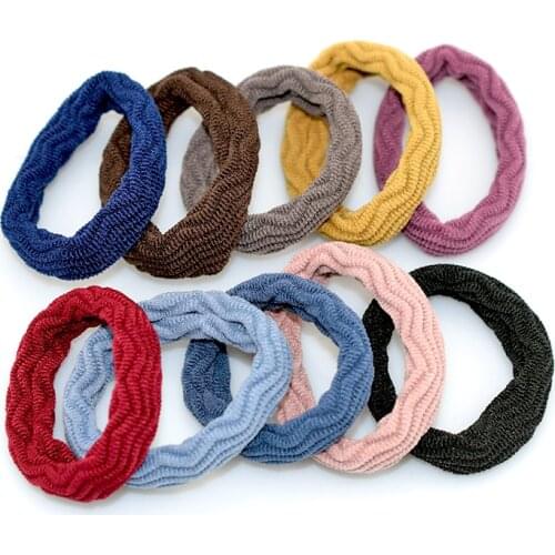New 10PCS/Lot Rubber Elastic Hair Bands for Women Girls Hair Accessories Ponytail Holder Scrunchies Ties Fashion Headwear Gifts
