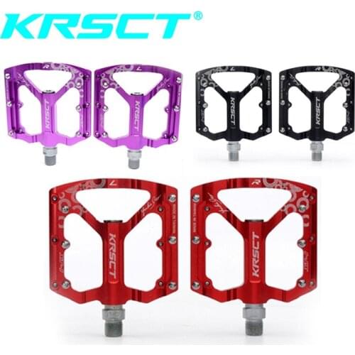 KRSCT XT-1 Bike Pedals Ultralight Flat MTB Pedals For Mountain Bicycle Platform Alloy Road Bike Pedals cycling Accessories