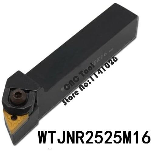 WTJNR2525M16/ WTJNL2525M16 Indexable External turning tool holder,Lathe CNC Turning Cutter,Lathe tool Holder For TNMG160404/08