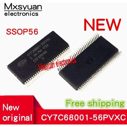 5PCS~20PCS CY7C68001-56PVXC CY7C68001 SSOP56 New original Interface controller