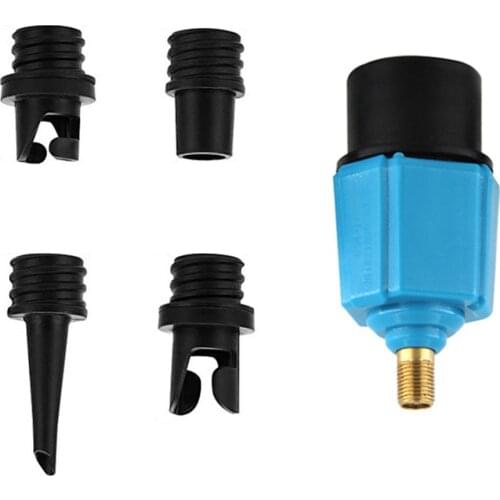 Air Valve Adaptor Dustproof Wear-resistant Rowing Boat Air Valve Adaptor Nylon Kayak Inflatable Pump Adapter for SUP Board