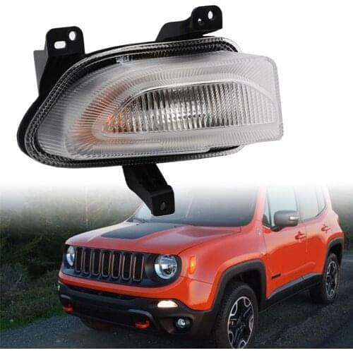 Car Front Left Park Turn Signal Lamp Clear Cover Light For Jeep Renegade 2015 2016 2017 2018 68256432AA