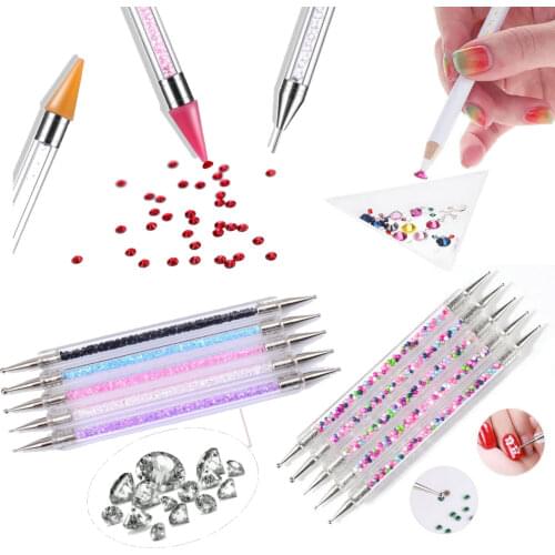 DIY Jewelry Craft Rhinestones Gems Picking Tool Nail Art Dotting Pens Resin Charms Crystal Dotting Pen