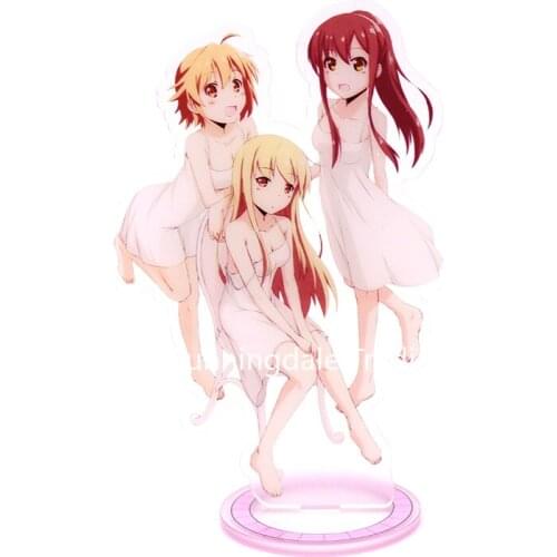 Anime The Pet Girl of Sakurasou Action Figure Toys Shiina Mashiro Aoyama Nanami Acrylic Figures Stand Model Dolls For Gifts